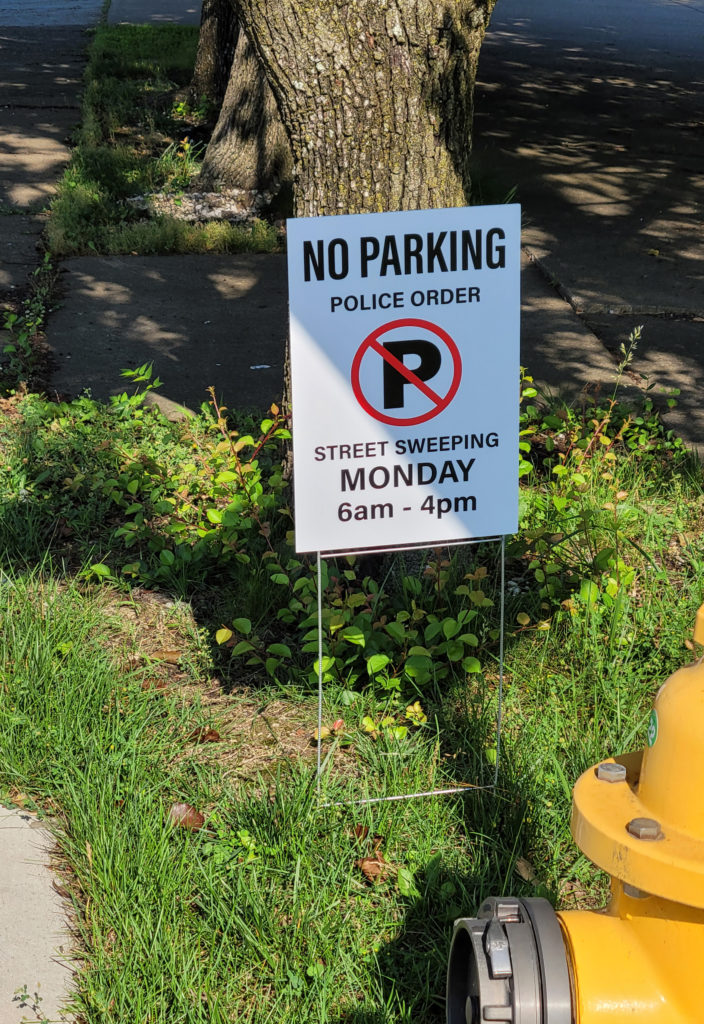 Picture taken in the summer of 2022 on Taylor Avenue near Weinbach avenue.